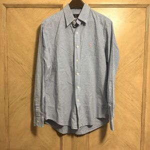 Ralph Lauren Mens Long Sleeve Button Down - L